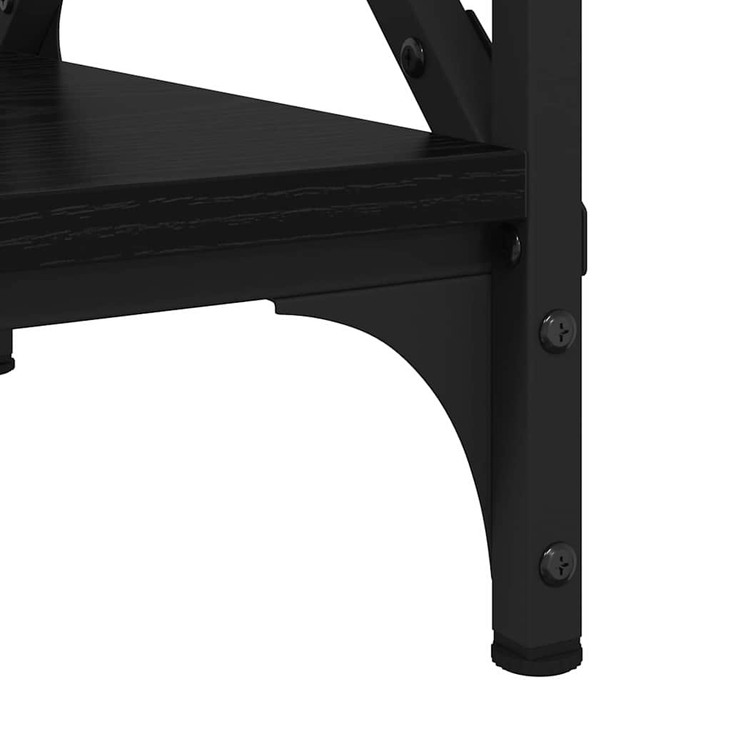 Sofabord Sort eg 80 x 45 x 45.5 cm Konstrueret træ