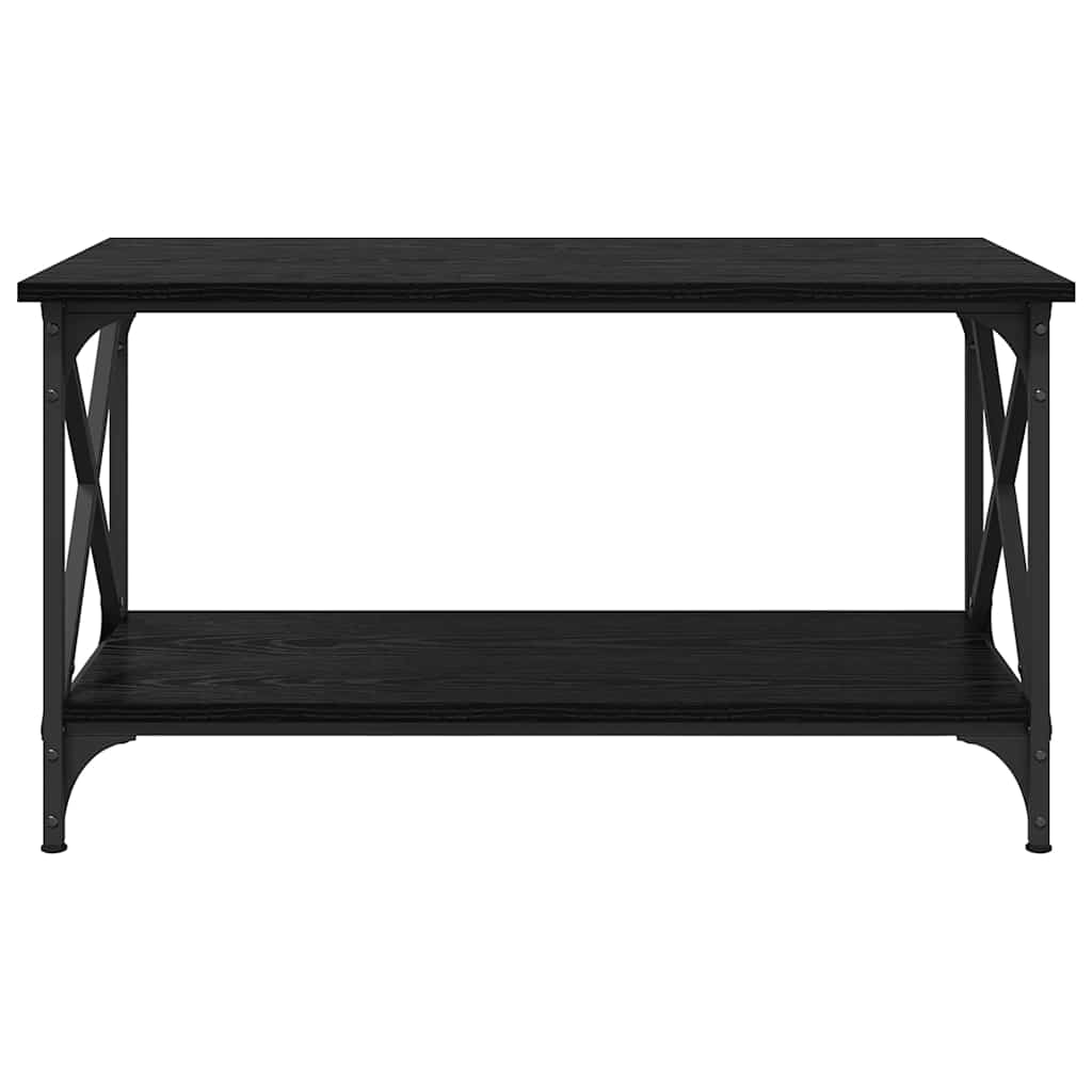 Sofabord Sort eg 80 x 45 x 45.5 cm Konstrueret træ
