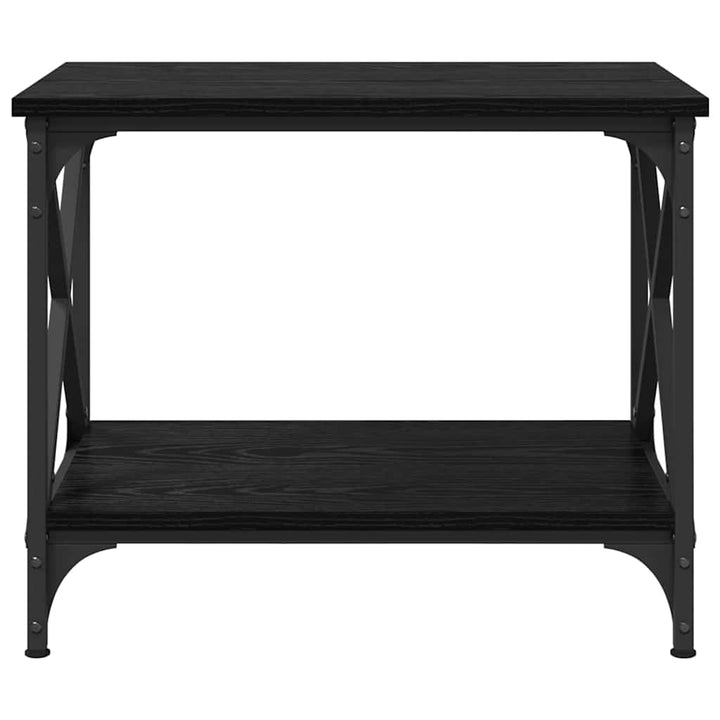 Sidebord Sort eg 55 x 38 x 45 cm Konstrueret træ