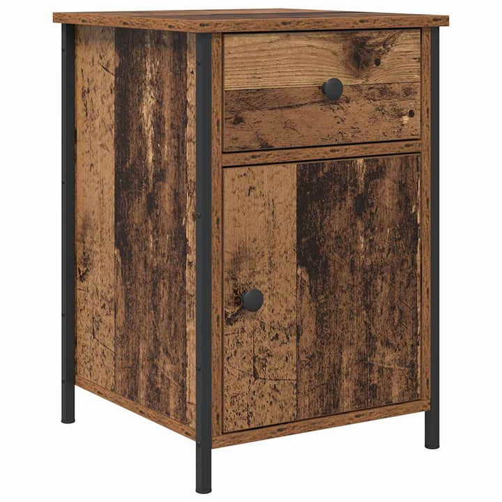 Natskab 2 pcs Gammelt træ 40 x 42 x 60 cm Konstrueret træ