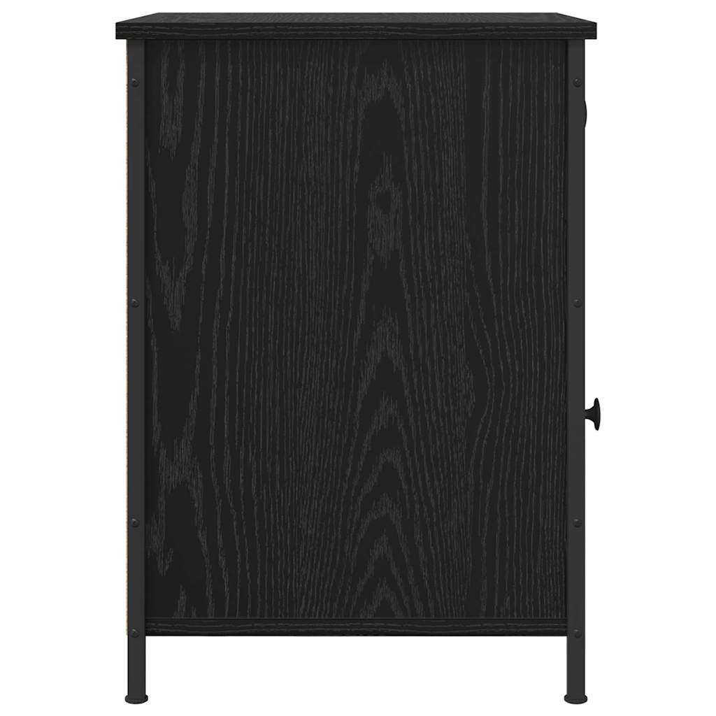 Natskab med skuffe Sort eg 40 x 42 x 60 cm Konstrueret træ