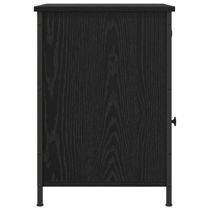 Natskab med skuffe Sort eg 40 x 42 x 60 cm Konstrueret træ