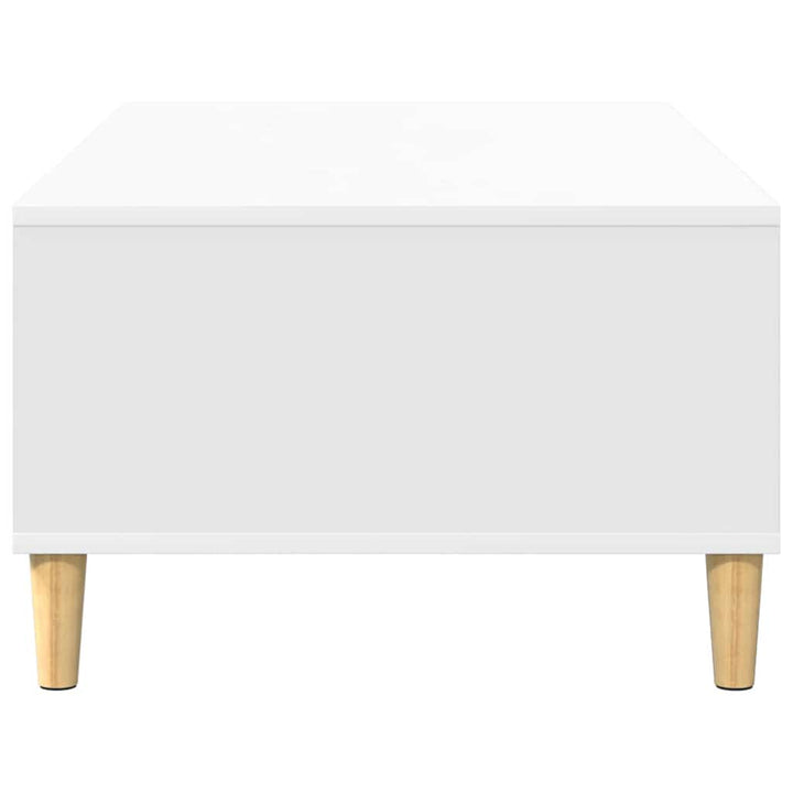 Sofabord Hvid 102 x 55 x 35 cm Konstrueret træ