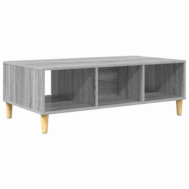 Sofabord Grå Sonoma 102 x 55 x 35 cm Konstrueret træ