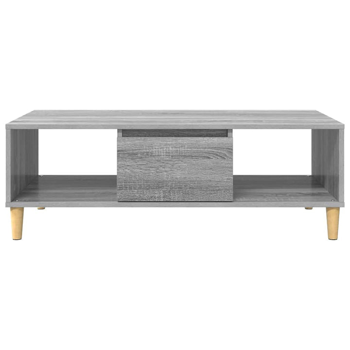 Sofabord Grå Sonoma 102 x 55 x 35 cm Konstrueret træ