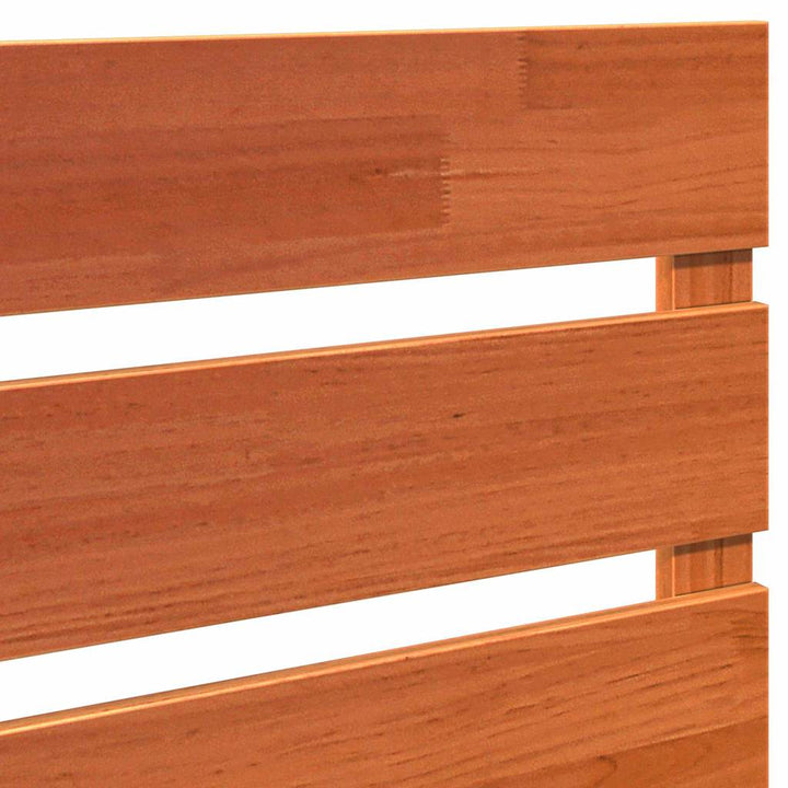 Hovedgærde Voks brun 200,5 x 3 x 80 cm Massiv fyrretræ