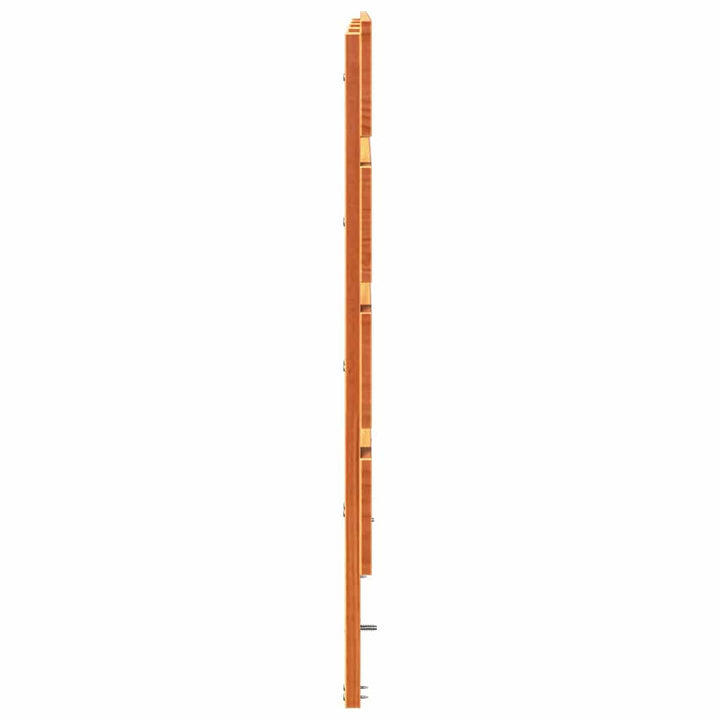 Hovedgærde Voks brun 200,5 x 3 x 80 cm Massiv fyrretræ