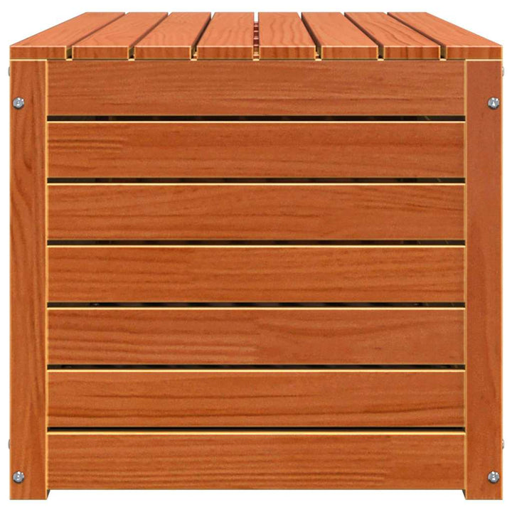 Opbevaringskasse Konstrueret træ 101 x 50,5 x 46,5 cm Voks brun