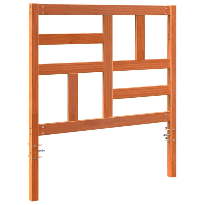 Senge Hovedgærde Voks brun 105,5 x 4 x 104 cm Massiv fyrretræ