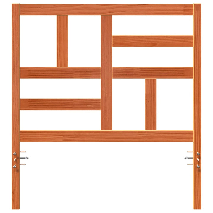 Senge Hovedgærde Voks brun 105,5 x 4 x 104 cm Massiv fyrretræ
