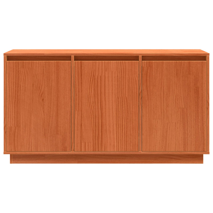Sideboard Brun eg 111 x 34 x 60 cm Massiv fyrretræ