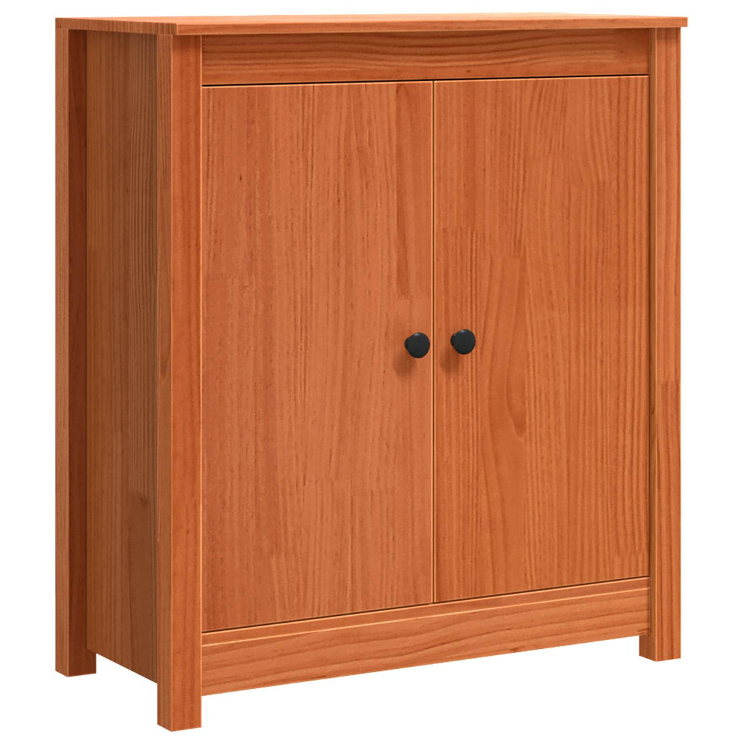 Sideboard Voks brun 70 x 35 x 80 cm Massiv fyrretræ
