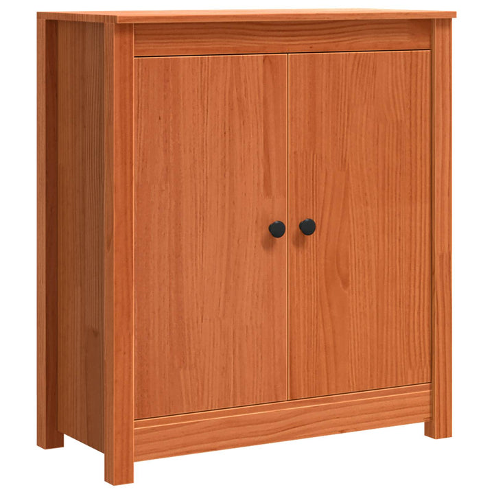 Sideboard Voks brun 70 x 35 x 80 cm Massiv fyrretræ