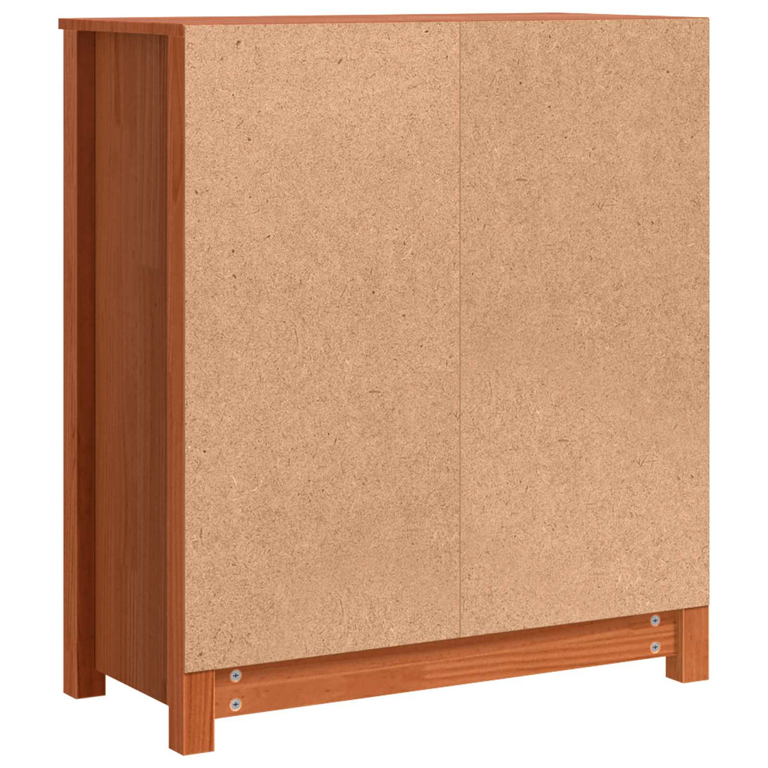 Sideboard Voks brun 70 x 35 x 80 cm Massiv fyrretræ