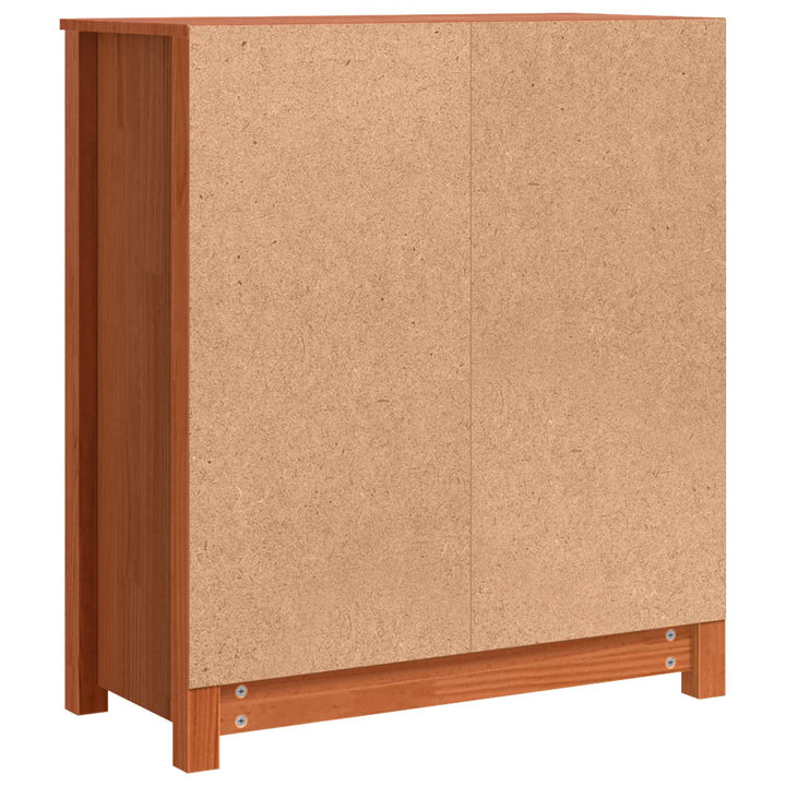 Sideboard Voks brun 70 x 35 x 80 cm Massiv fyrretræ