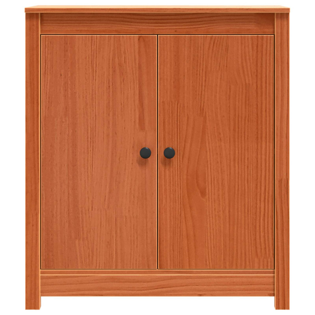 Sideboard Voks brun 70 x 35 x 80 cm Massiv fyrretræ