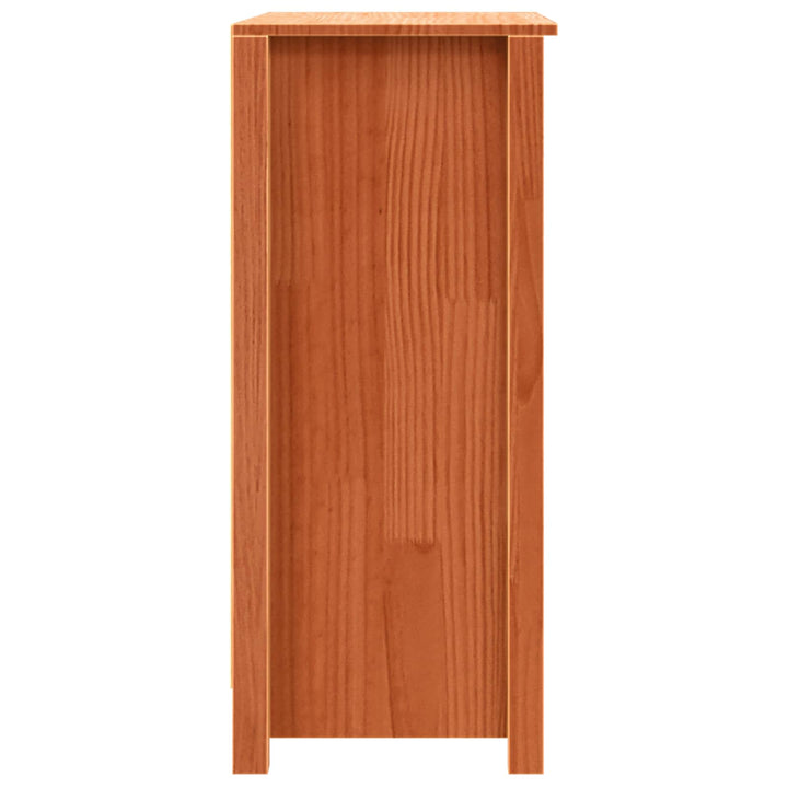 Sideboard Voks brun 70 x 35 x 80 cm Massiv fyrretræ