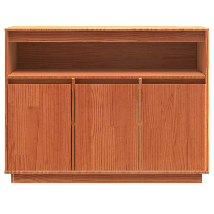 Sideboard Voks brun 104,5 x 34 x 80 cm Massiv fyrretræ