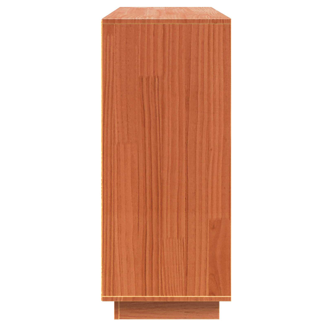 Sideboard Voks brun 104,5 x 34 x 80 cm Massiv fyrretræ