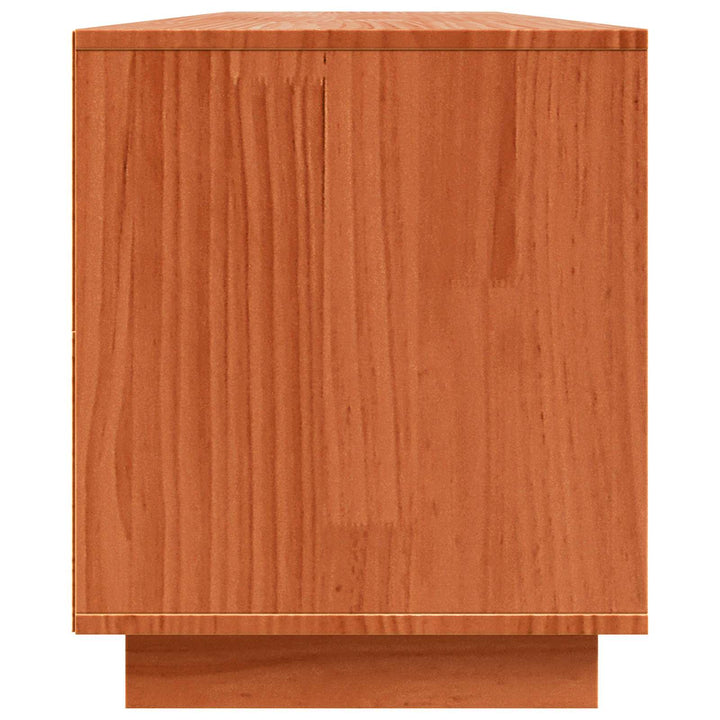 TV-skab Brun 156 x 37 x 45 cm Konstrueret træ