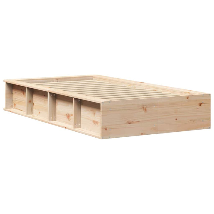 Sengestel Brun 90 x 190 cm Massiv fyrretræ