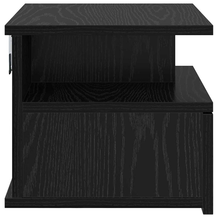 Flydende Natbord 2 stk. Sort eg 40 x 31 x 28 cm Konstrueret træ