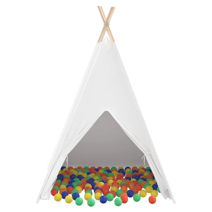 Teepee Telt Hvid 120 x 120 x 150 cm Stof og Plast