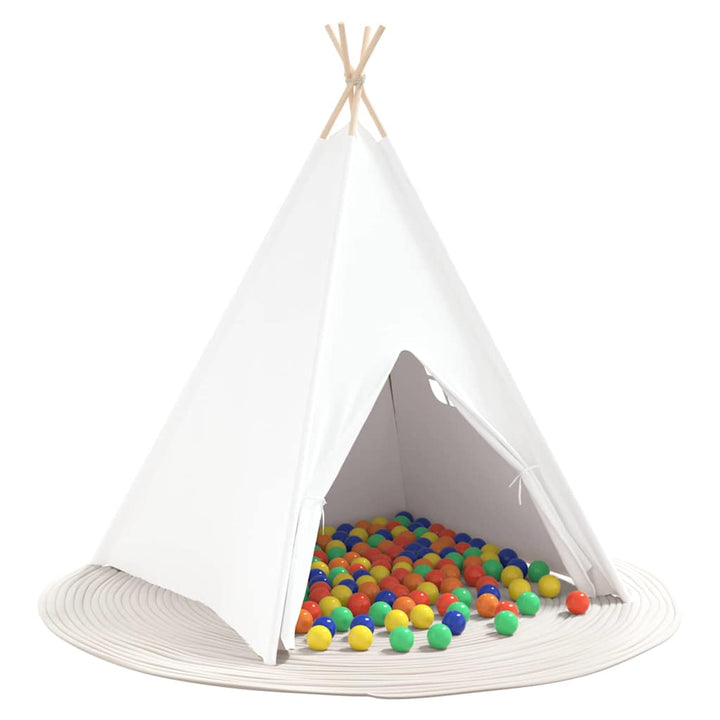 Teepee Telt Hvid 120 x 120 x 150 cm Stof og Plast