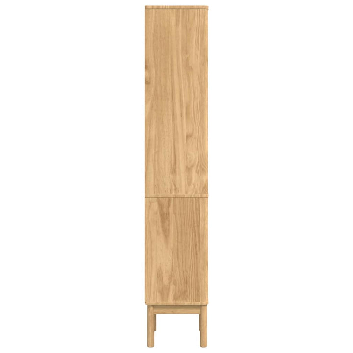 Højt badeværelsesskab FLORO Voks brun 35 x 30 x 160 cm