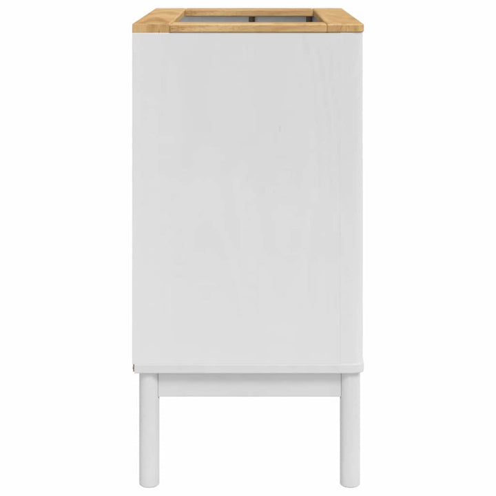 Badeværelsesskabsunder FLORO Hvid 60 x 40 x 80 cm
