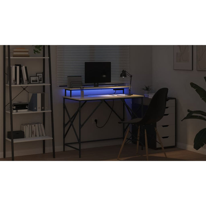 Bord med hylde Sonoma eg 100 x 50 x 86,5 cm Konstrueret træ