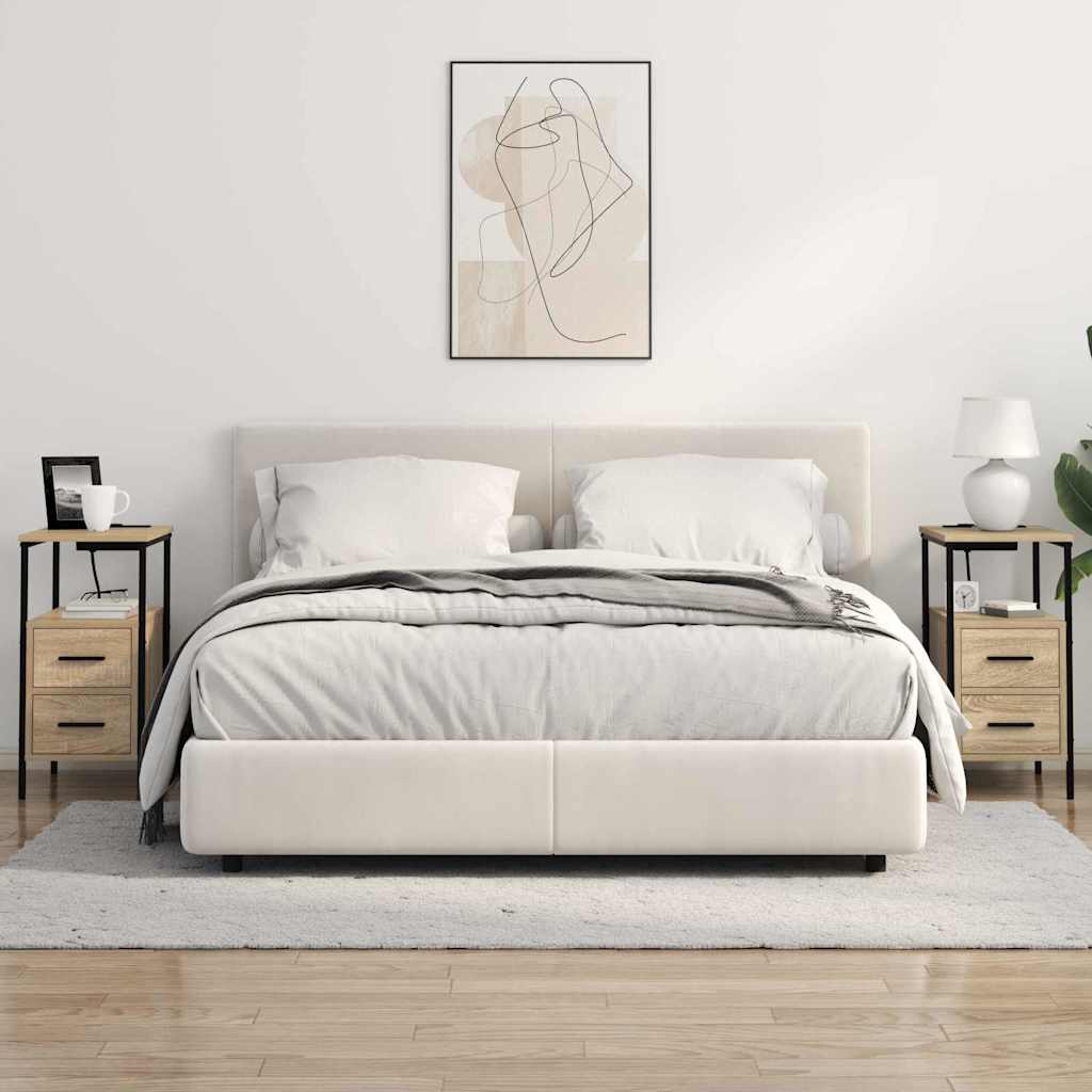 Natskab med skuffe Sonoma eg 30 x 48 x 61 cm Konstrueret træ
