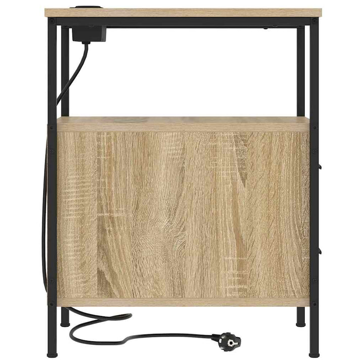 Natskab med skuffe Sonoma eg 30 x 48 x 61 cm Konstrueret træ
