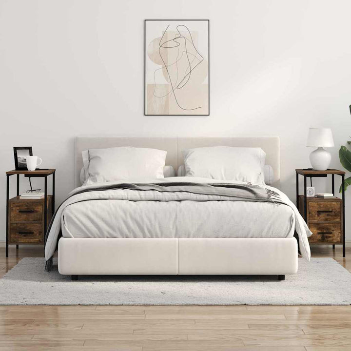 Natskab med skuffe Røget eg 30 x 48 x 61 cm Konstrueret træ