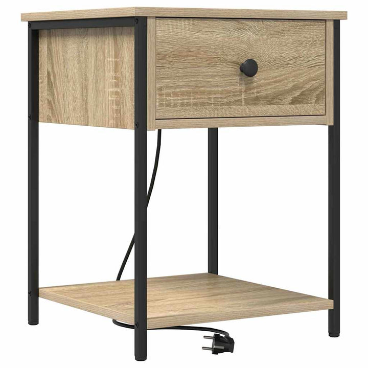 Natskab med skuffe Sonoma eg 42 x 41 x 56 cm Konstrueret træ