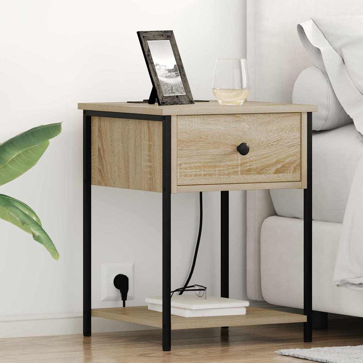 Natskab 2 pcs Sonoma eg 42 x 41 x 56 cm Konstrueret træ