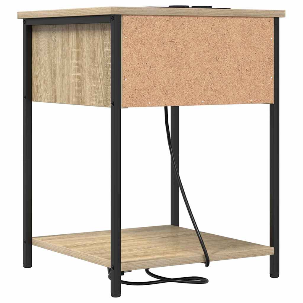 Natskab 2 pcs Sonoma eg 42 x 41 x 56 cm Konstrueret træ