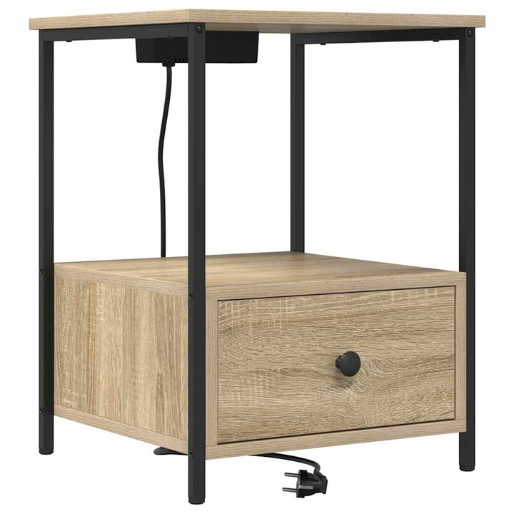 Natskab med skuffe Sonoma eg 42 x 41 x 56 cm Konstrueret træ