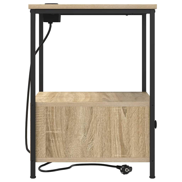 Natskab med skuffe Sonoma eg 42 x 41 x 56 cm Konstrueret træ