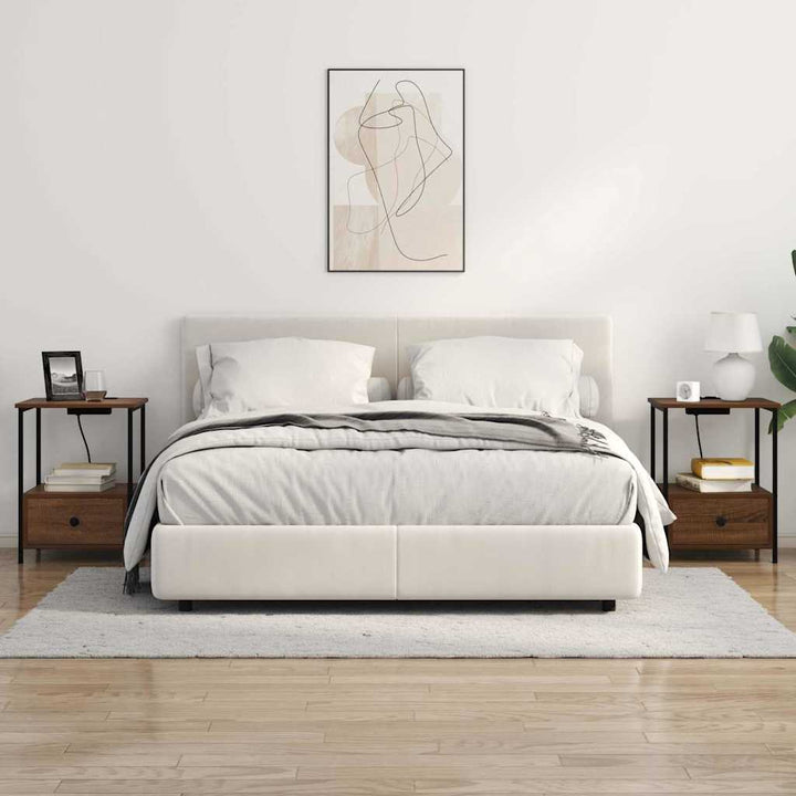 Natskab Brun eg 42 x 41 x 56 cm Konstrueret træ