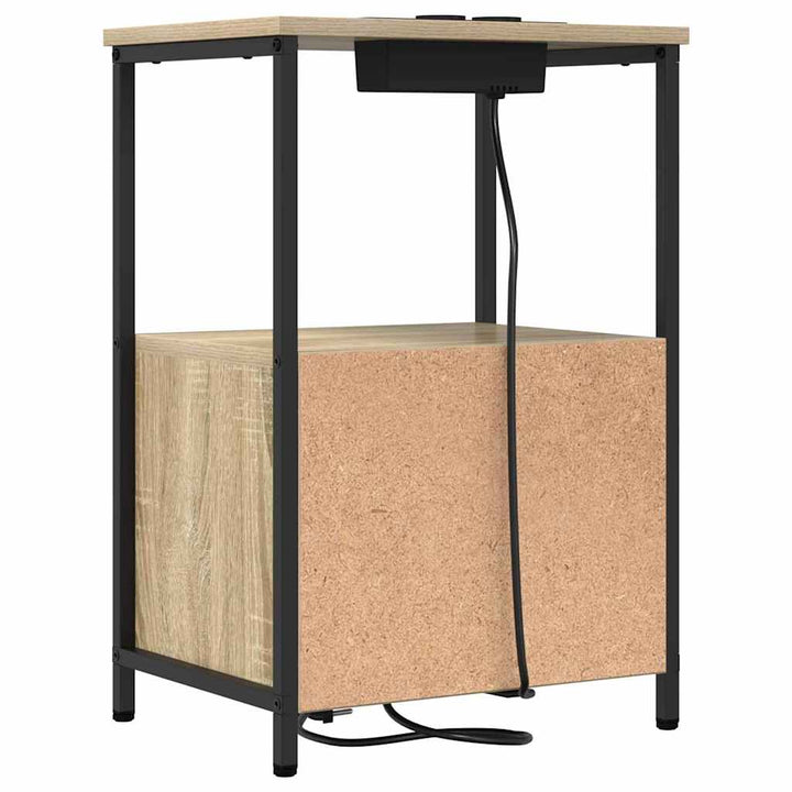 Natskab 2 pcs Sonoma eg 40 x 31 x 60 cm Konstrueret træ