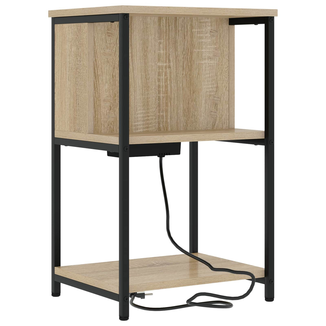 Natskab 2 pcs Sonoma eg 38 x 31 x 61 cm Konstrueret træ