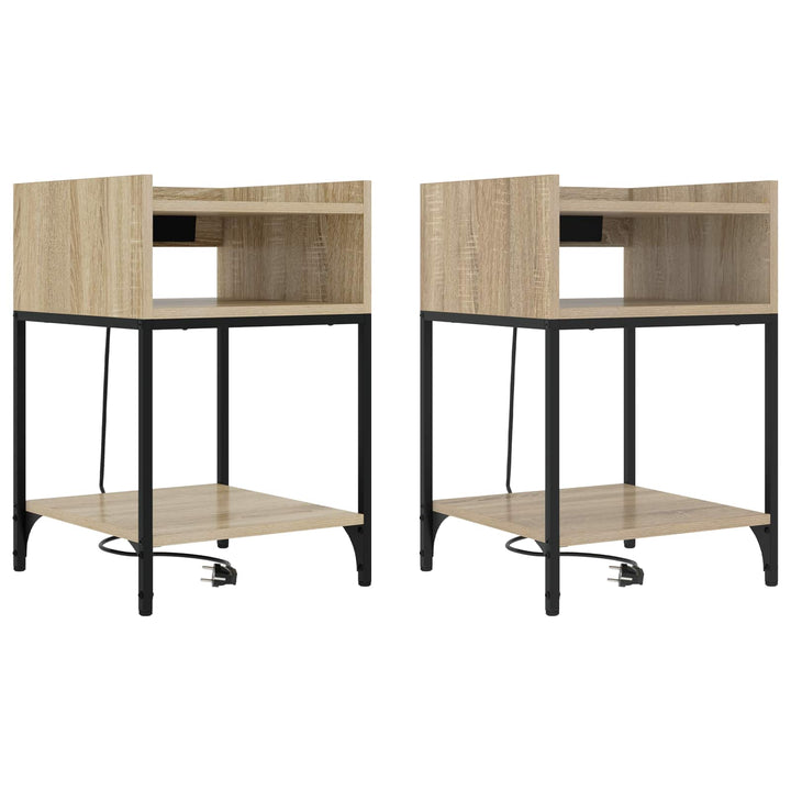 Natskab 2 pcs Sonoma eg 40 x 40 x 61 cm Konstrueret træ