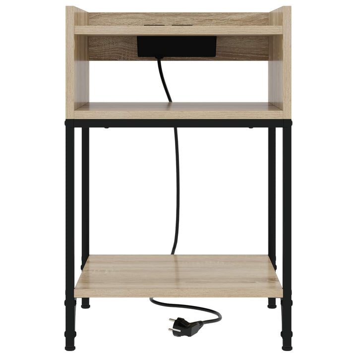 Natskab 2 pcs Sonoma eg 40 x 40 x 61 cm Konstrueret træ