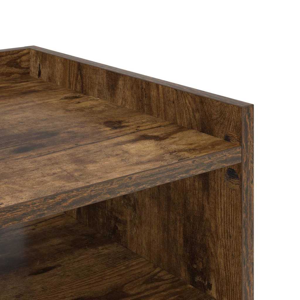 Natskab 2 pcs Røget eg 40 x 40 x 61 cm Konstrueret træ