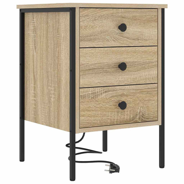 Natskab med skuffe Sonoma eg 42 x 41 x 61 cm Konstrueret træ