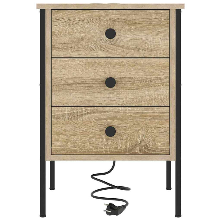 Natskab med skuffe Sonoma eg 42 x 41 x 61 cm Konstrueret træ