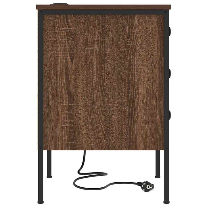 Natskab med skuffe Brun eg 42 x 41 x 61 cm Konstrueret træ