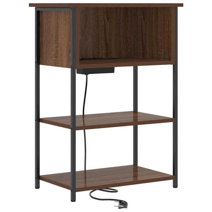Natskab Brun eg 55 x 31 x 76 cm Konstrueret træ