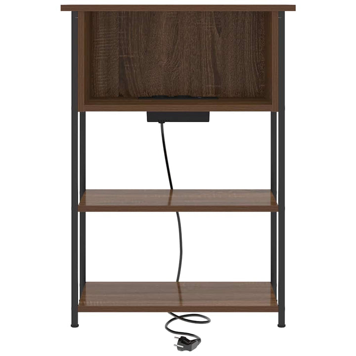 Natskab Brun eg 55 x 31 x 76 cm Konstrueret træ